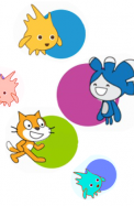 Iconos de la plataforma de programación Scratch